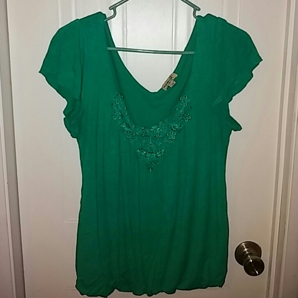 Greenish Blue Top